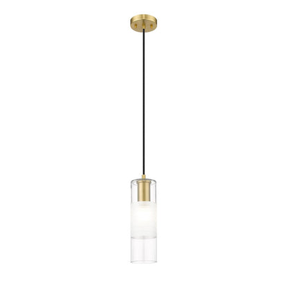1 Light 5" Pendant, Modern Gold