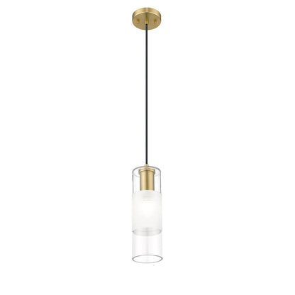 1 Light 5" Pendant, Modern Gold