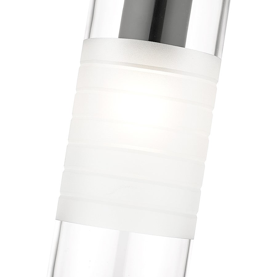 1 Light 5" Rod Pendant, Matte Black