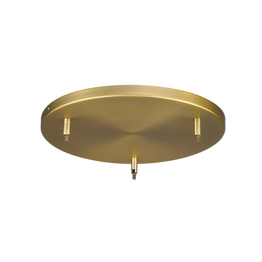 Z-Lite Multi Point Canopy 3Lt 17.75" Ceiling Plate, Heritage Brass/ - CP1803-HBR