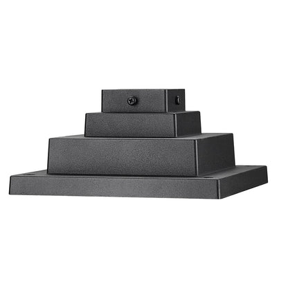 Z-Lite Pier Mounts Light Outdoor Posts +Harware, Sand Black - LSQPM-BK