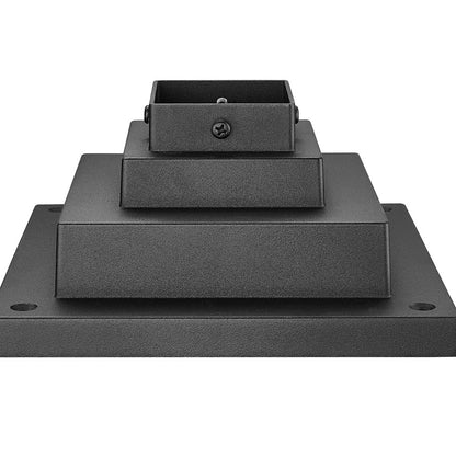 Z-Lite Pier Mounts Light Outdoor Posts +Harware, Sand Black