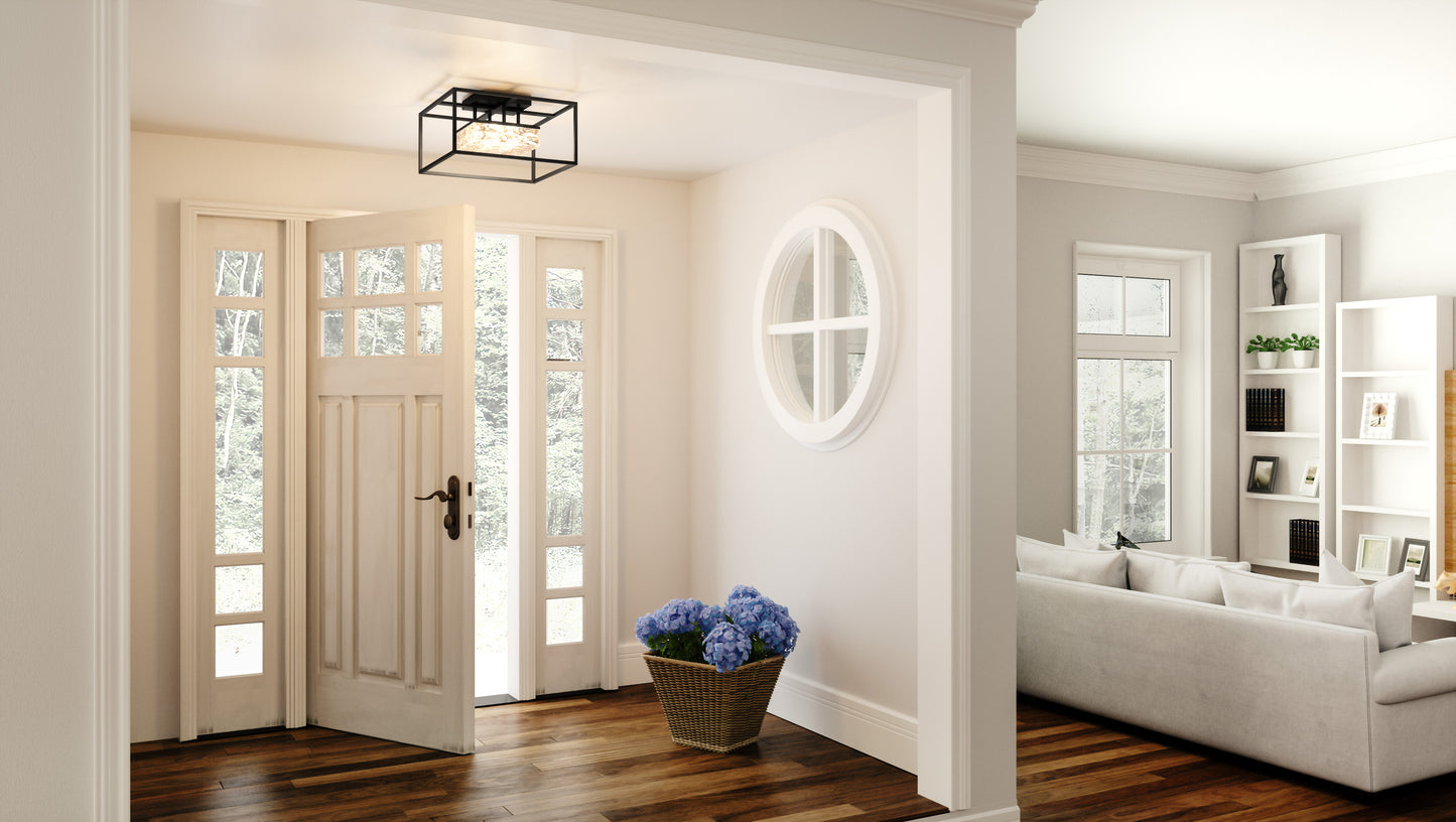 Quoizel Dazzle LED Semi-Flush Mount