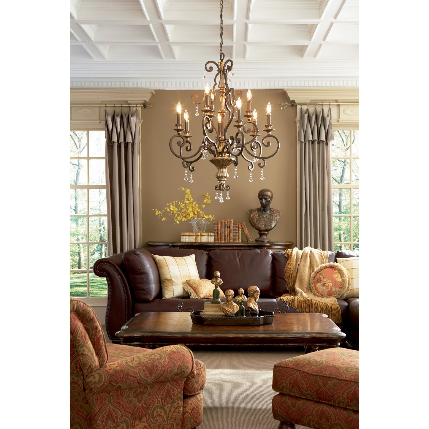 Quoizel Marquette Chandelier, Heirloom