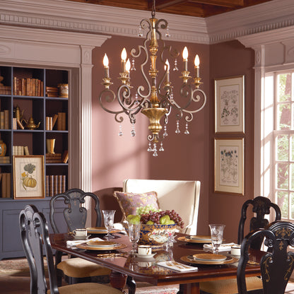 Quoizel Marquette Chandelier, Heirloom