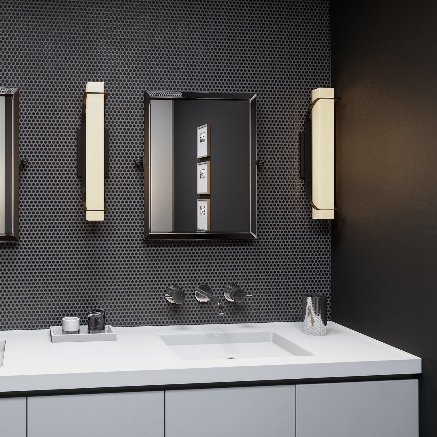 Bathroom Vanity Light Earth Black