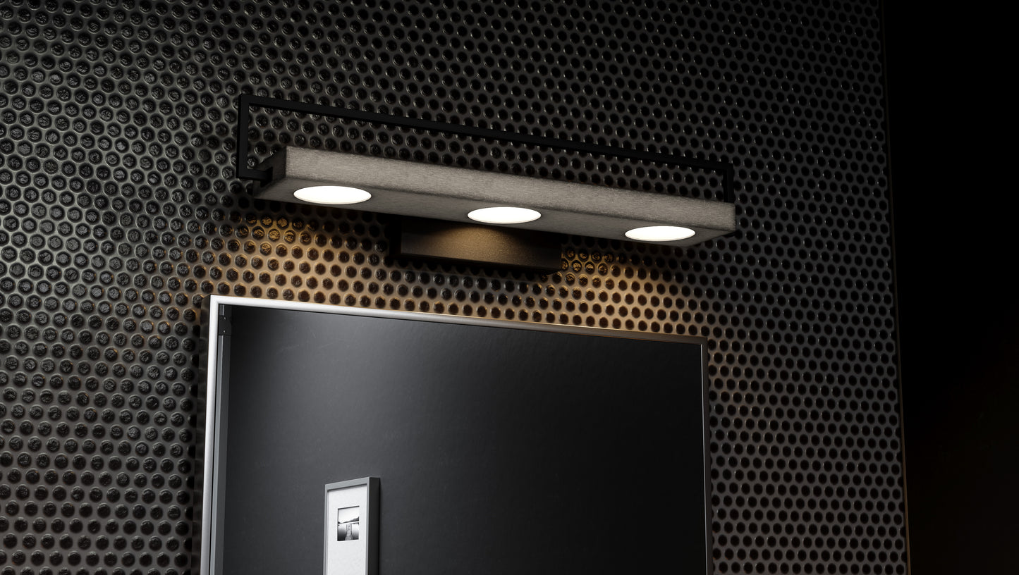 Bathroom Vanity Light, Matte Black