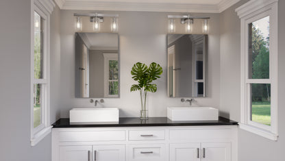 Quoizel Kirby 3 Light 23" Bath Vanity, Polished Chrome