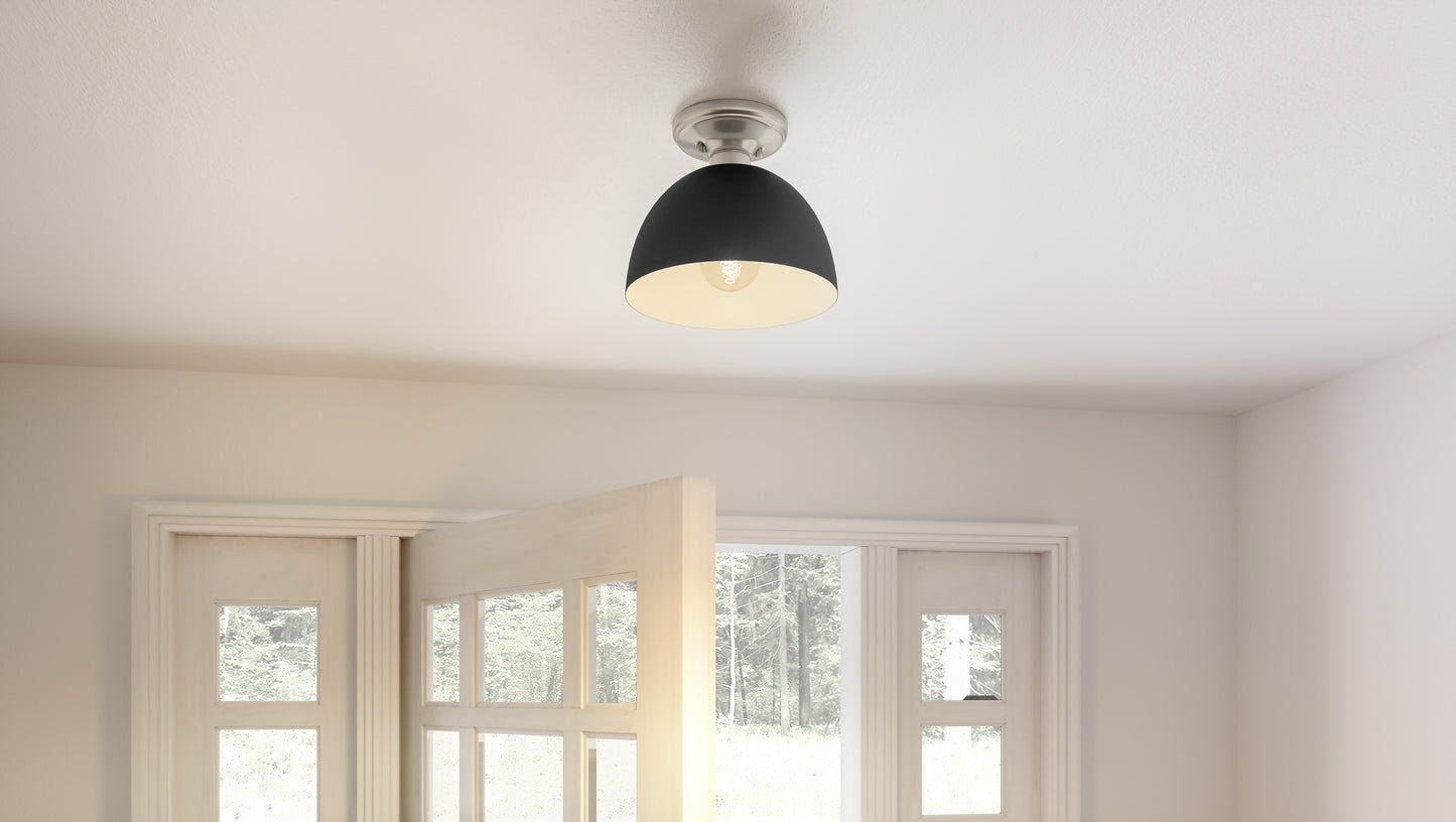 Quoizel Eason 1 Light Semi-Flush Mount