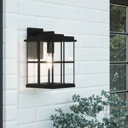 Quoizel Mulligan 1 Light Outdoor Lantern, Matte Black