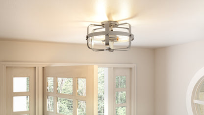 Quoizel Manzel 3 Light Flush Mount