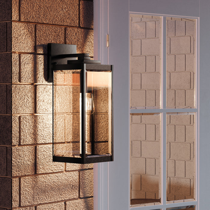 Quoizel Westover Outdoor Wall Lantern, Earth Black