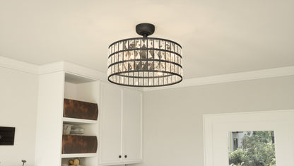 Quoizel Coffman 4 Light Fan Light