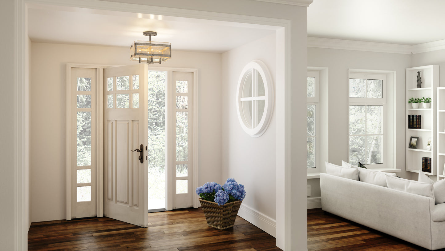 Quoizel Lancer 4 Light Semi-Flush Mount