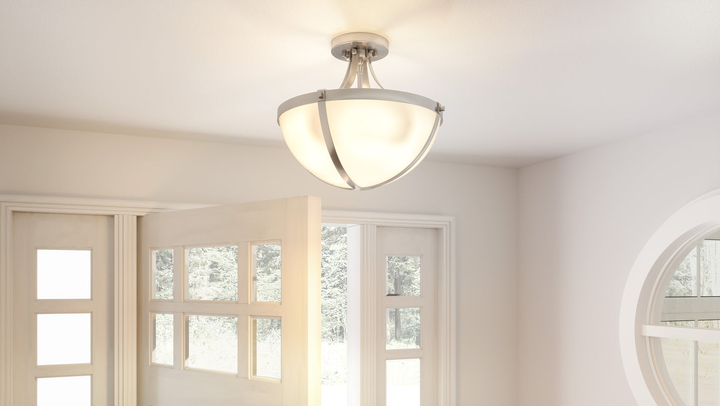 Quoizel Antebellum 2 Light Semi-Flush Mount