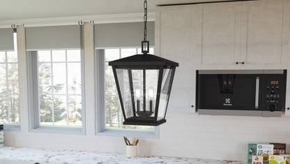 2 Light Mini Pendant, Matte Black