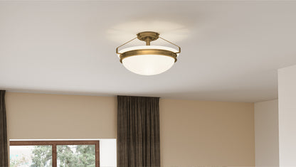 Quoizel Elderwood 2 Light Semi-Flush Mount