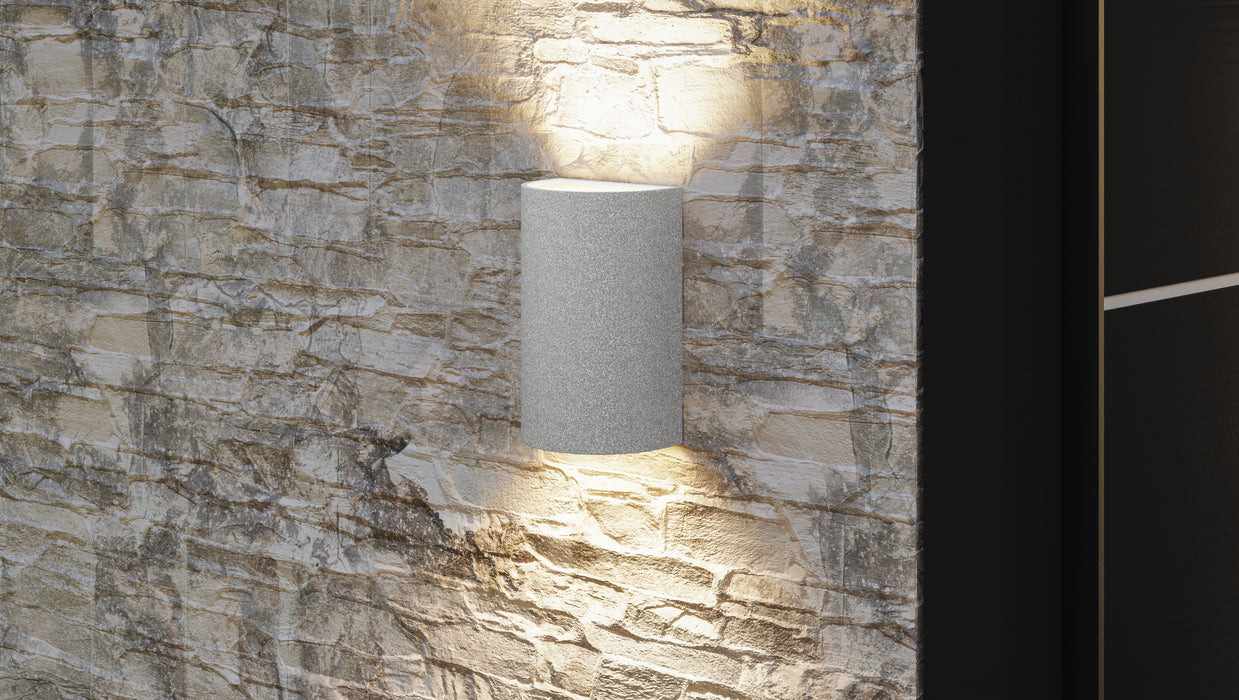Quoizel Spieth Outdoor Lantern, Concrete