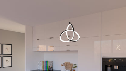 LED Mini Pendant, Matte Black