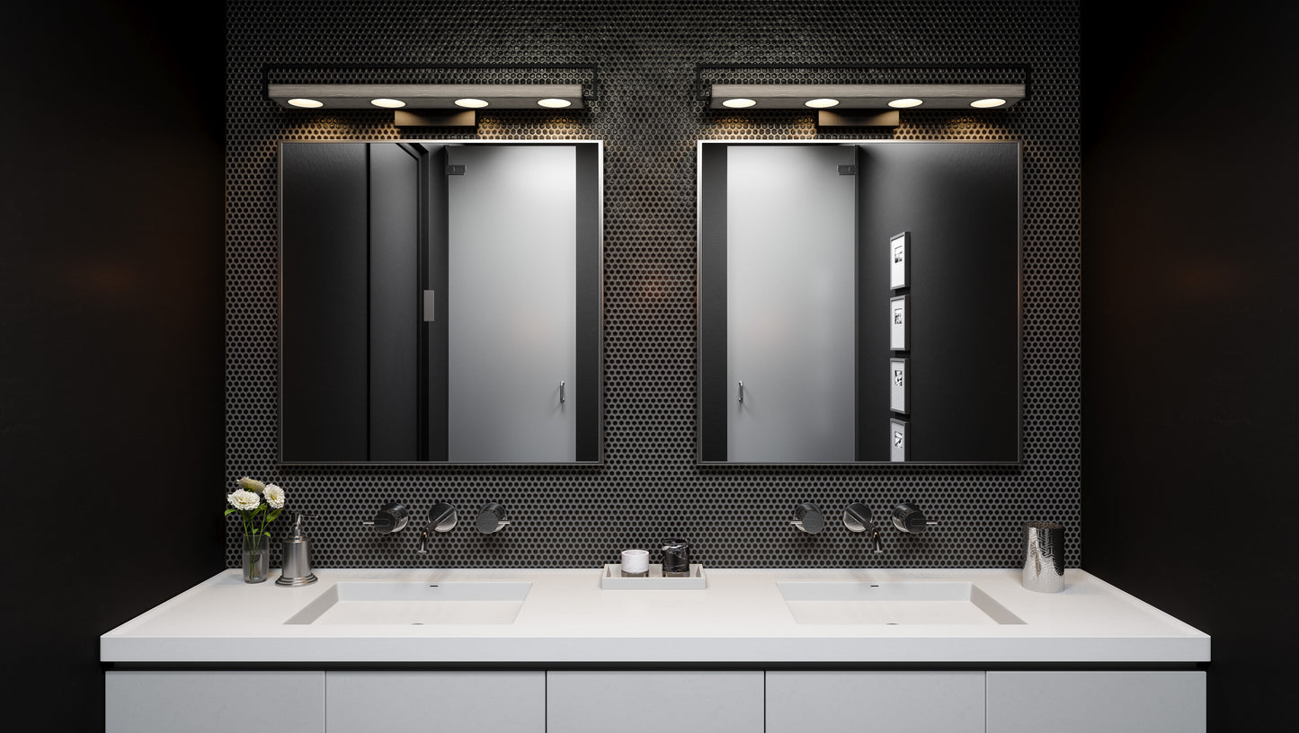 Bathroom Vanity Light, Matte Black