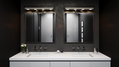 Bathroom Vanity Light, Matte Black