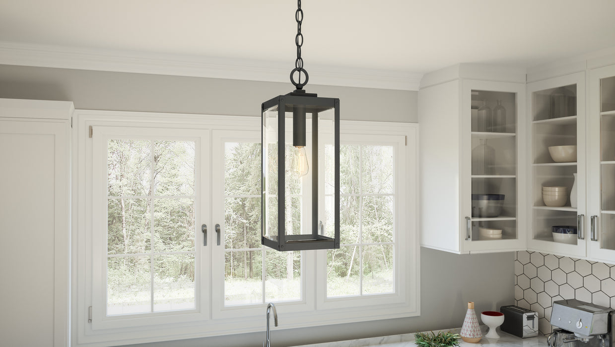 Quoizel Westover 1 Light Mini Pendant, Clear Seeded
