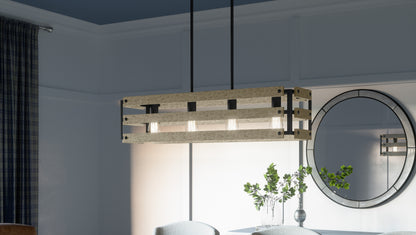 Quoizel Ashburn 4 Light Chandelier Light, Earth Black