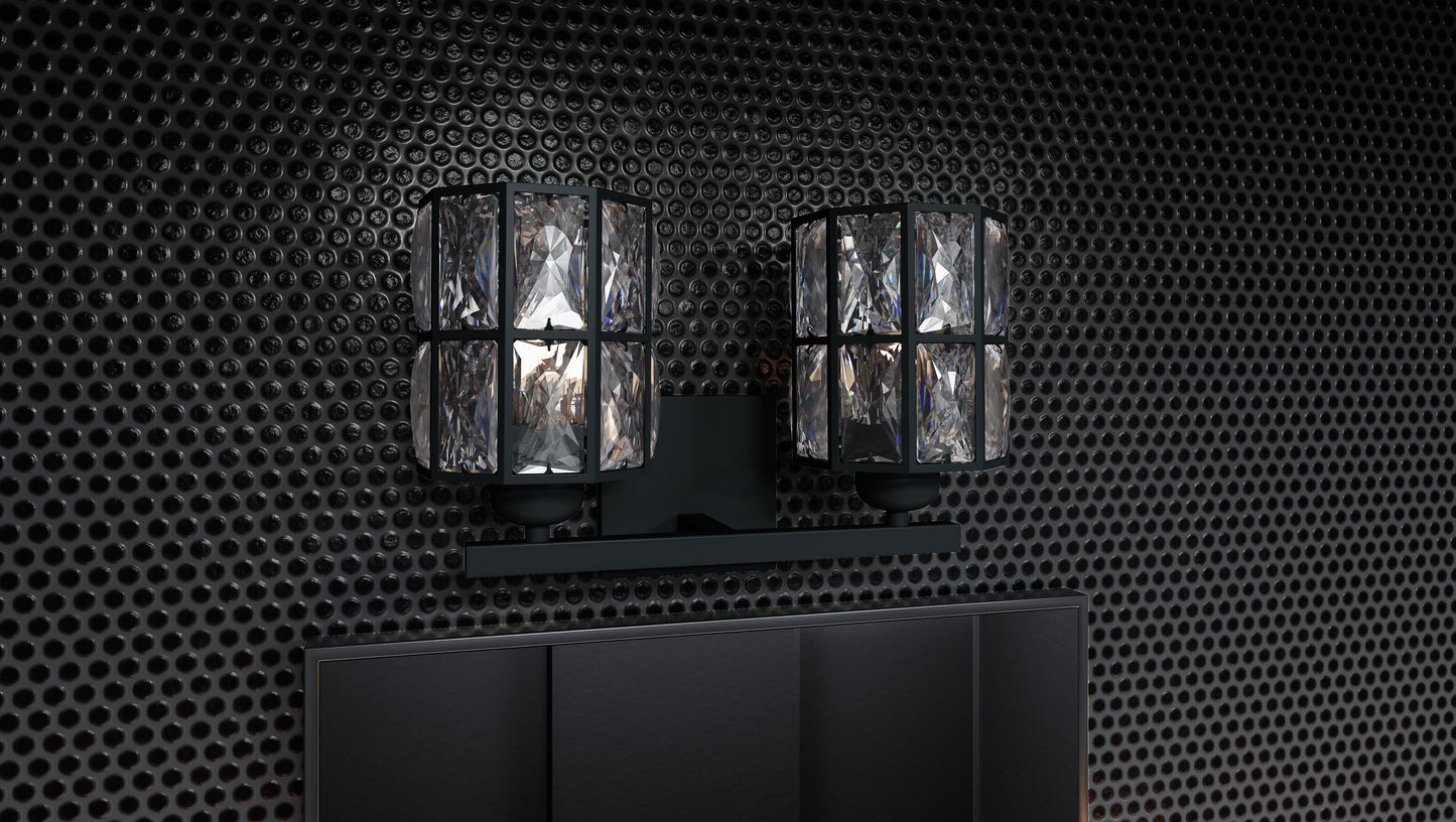 Bathroom Vanity Light, Matte Black