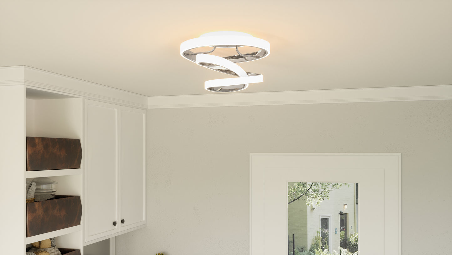 Quoizel Aviva LED Semi-Flush Mount