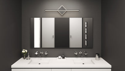 Bathroom Vanity Light, Matte Black