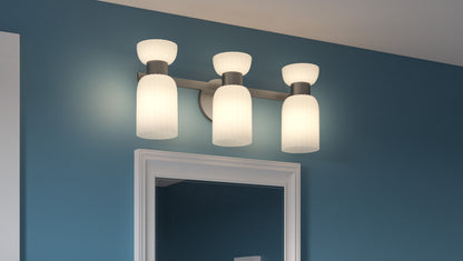 3 Light Bathroom Vanity Light Nickel