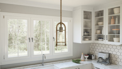 1 Light Mini Pendant, Statuary Bronze