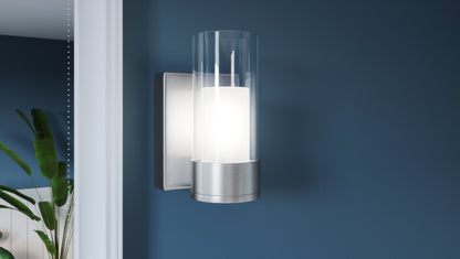 Quoizel Logan Wall Sconce, Brushed Nickel