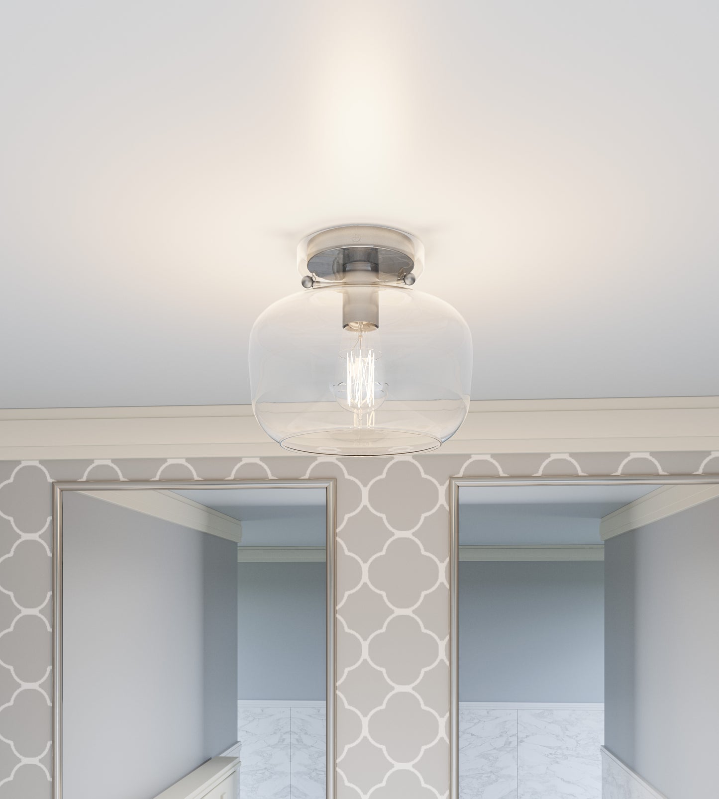 Quoizel Lorah 1 Light Flush Mount