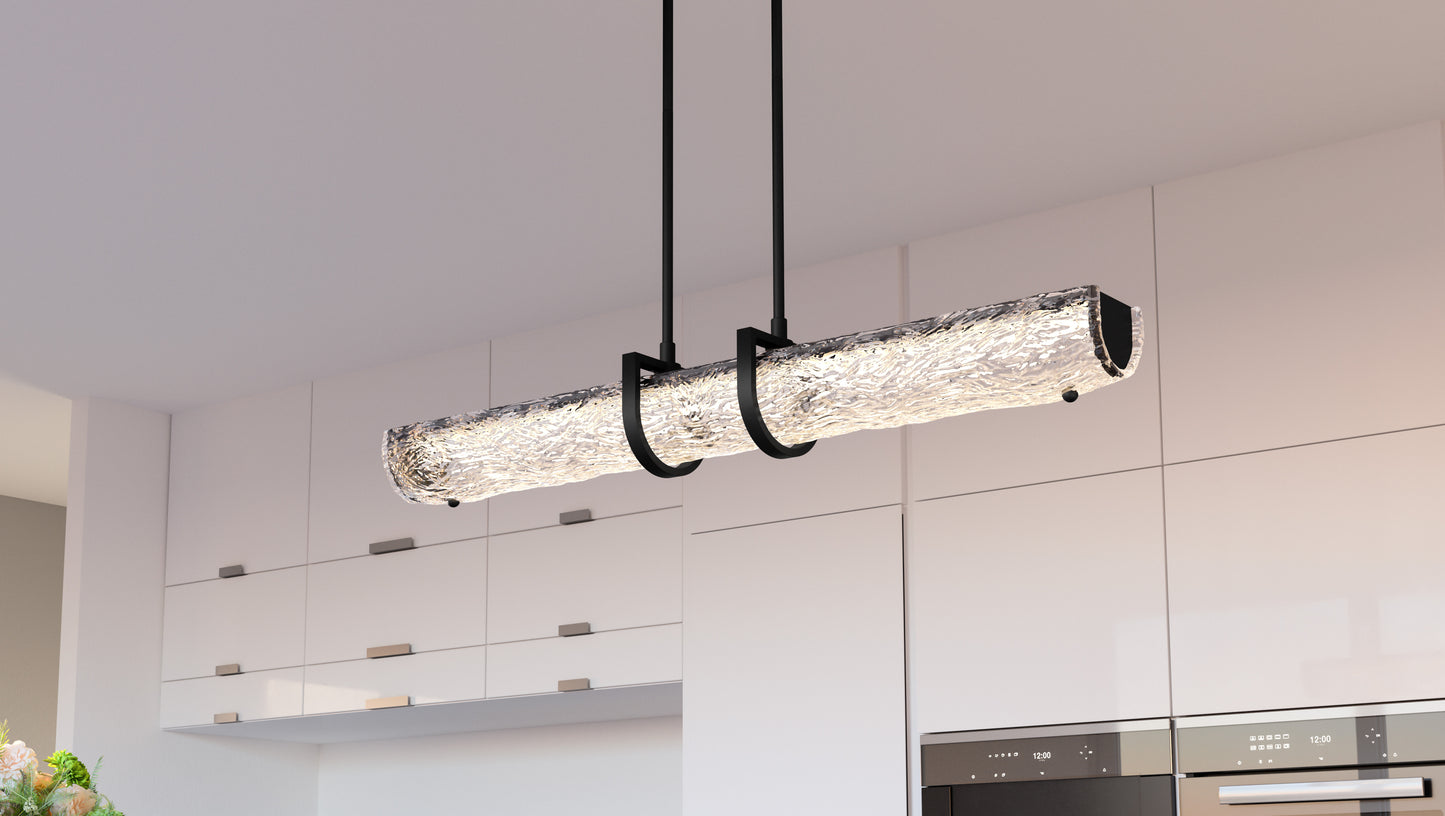 Quoizel Pell Chandelier, Noodle