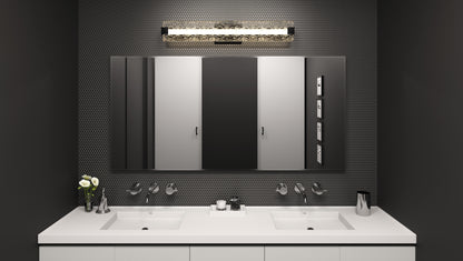 Bathroom Vanity Light, Matte Black