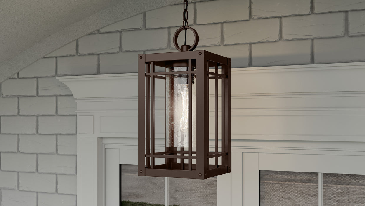 Quoizel Pelham 1 Light Outdoor Hanging Lantern, Western Bronze