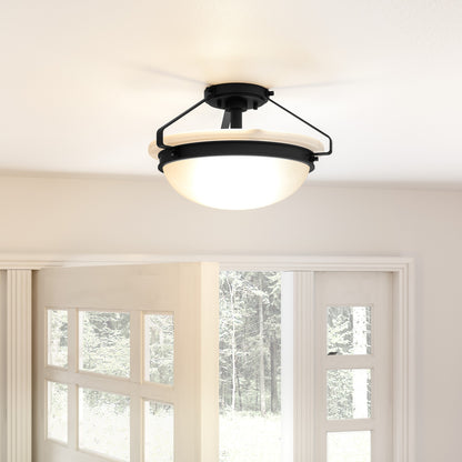 Quoizel Elderwood 2 Light Semi-Flush Mount