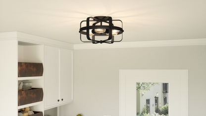 Quoizel Manzel 3 Light Flush Mount