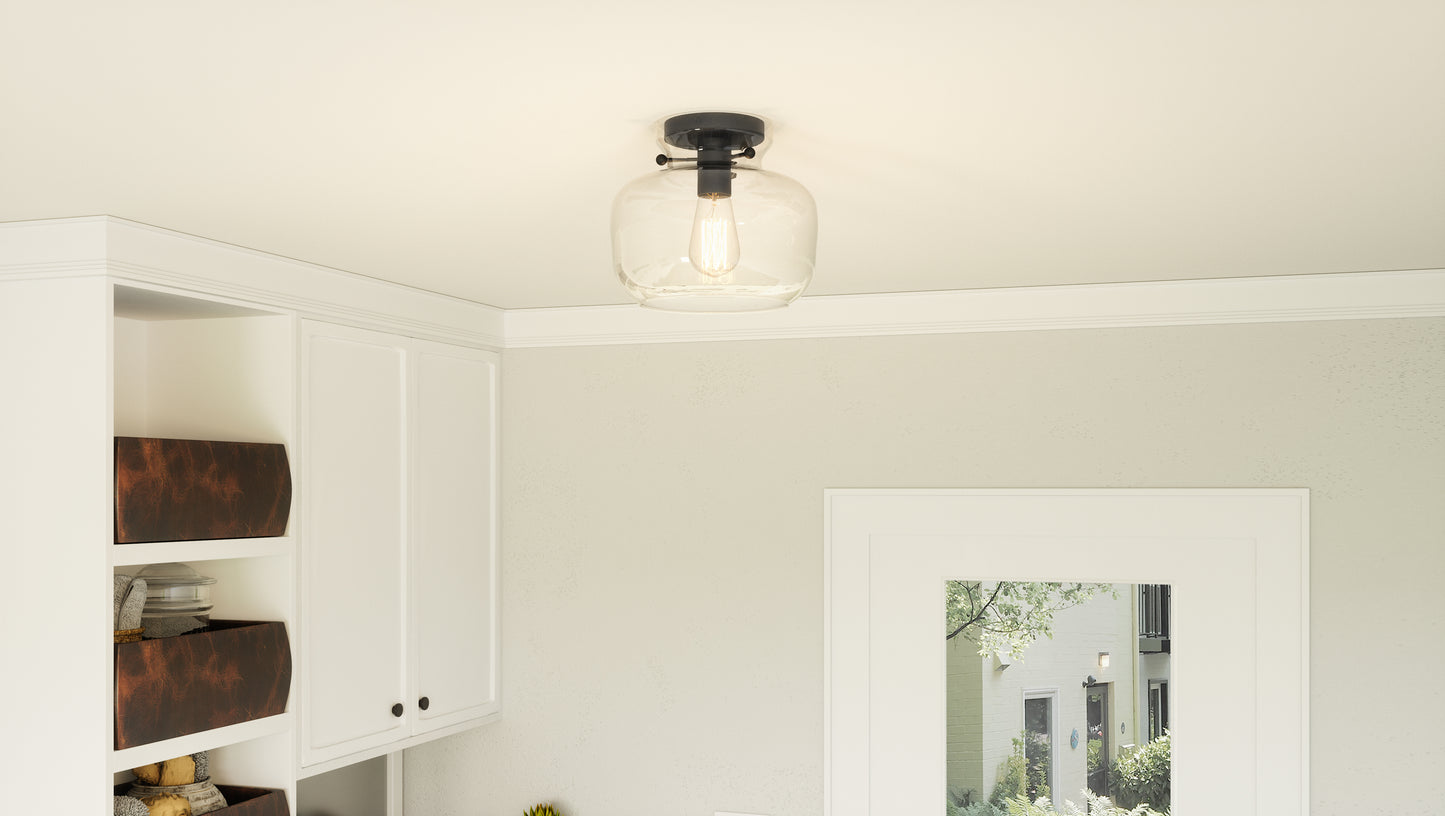 Quoizel Lorah 1 Light Flush Mount