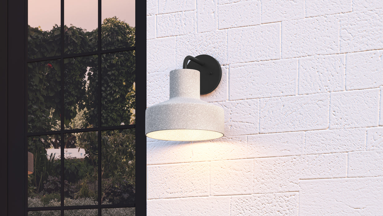 Quoizel Cumberland 1 Light Outdoor Lantern, Concrete/Metal
