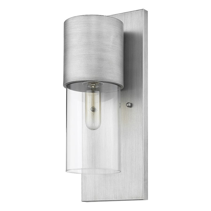 Acclaim Lighting Cooper 1 Light Wall Sconce, Matte Nickel/Clear - 1511MN-CL