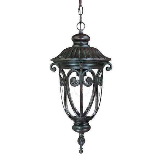 Acclaim Lighting Naples 1 Light Hanging Light, Marbleized Mahogany - 2116MM