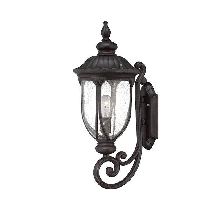 Acclaim Lighting Laurens 1 Light 22" Up-Wall Sconce, Black Coral - 2211BC