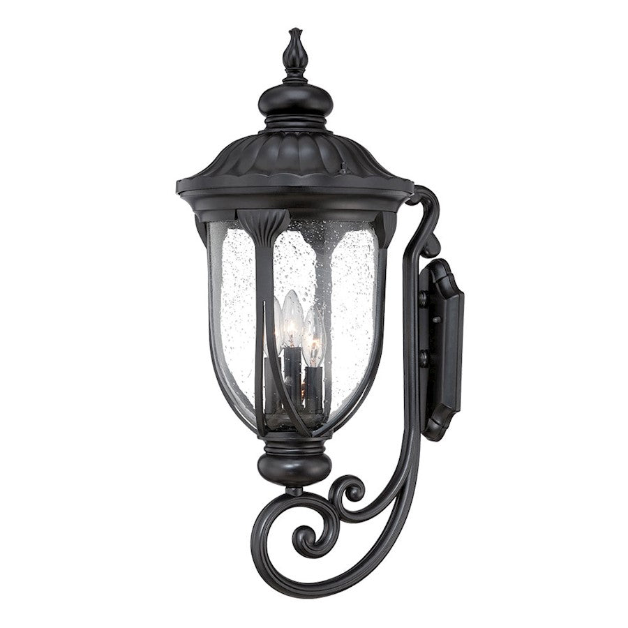 Acclaim Lighting Laurens 3 Light Up-Wall Sconce, Matte Black - 2221BK