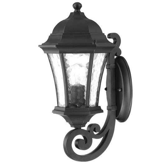 Acclaim Lighting Waverly 1 Light Up-Wall Sconce, Matte Black - 3601BK