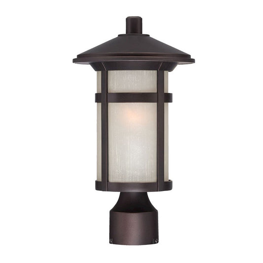 Acclaim Lighting Phoenix 1 Light Post Mount, Architectural Bronze - 39107ABZ