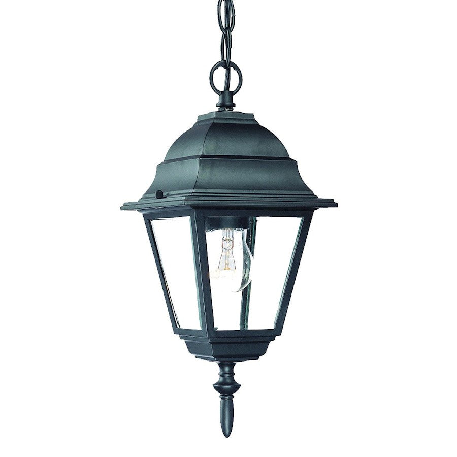 Acclaim Lighting Builder's Choice 1 Light Hanging Light, Matte Black - 4006BK