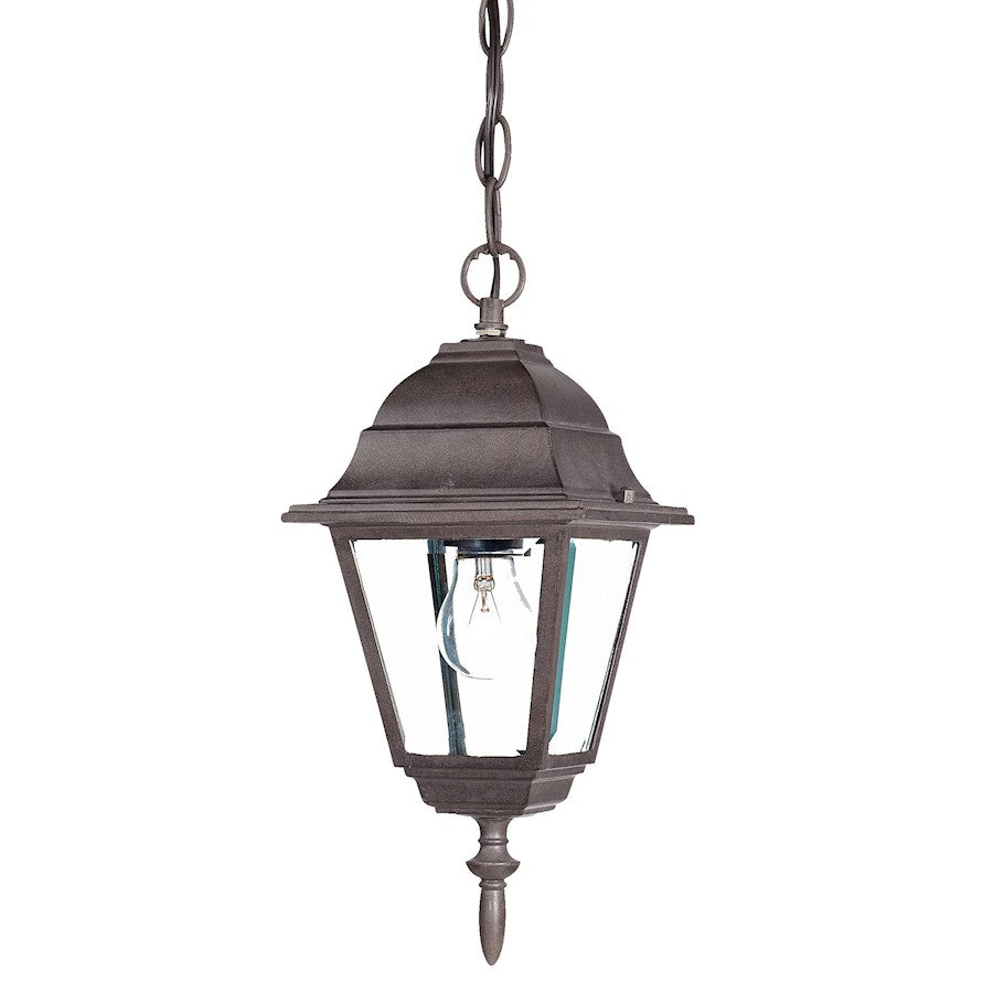 Acclaim Lighting Builder's Choice 1 Light Hanging Light, Burled Walnut - 4006BW