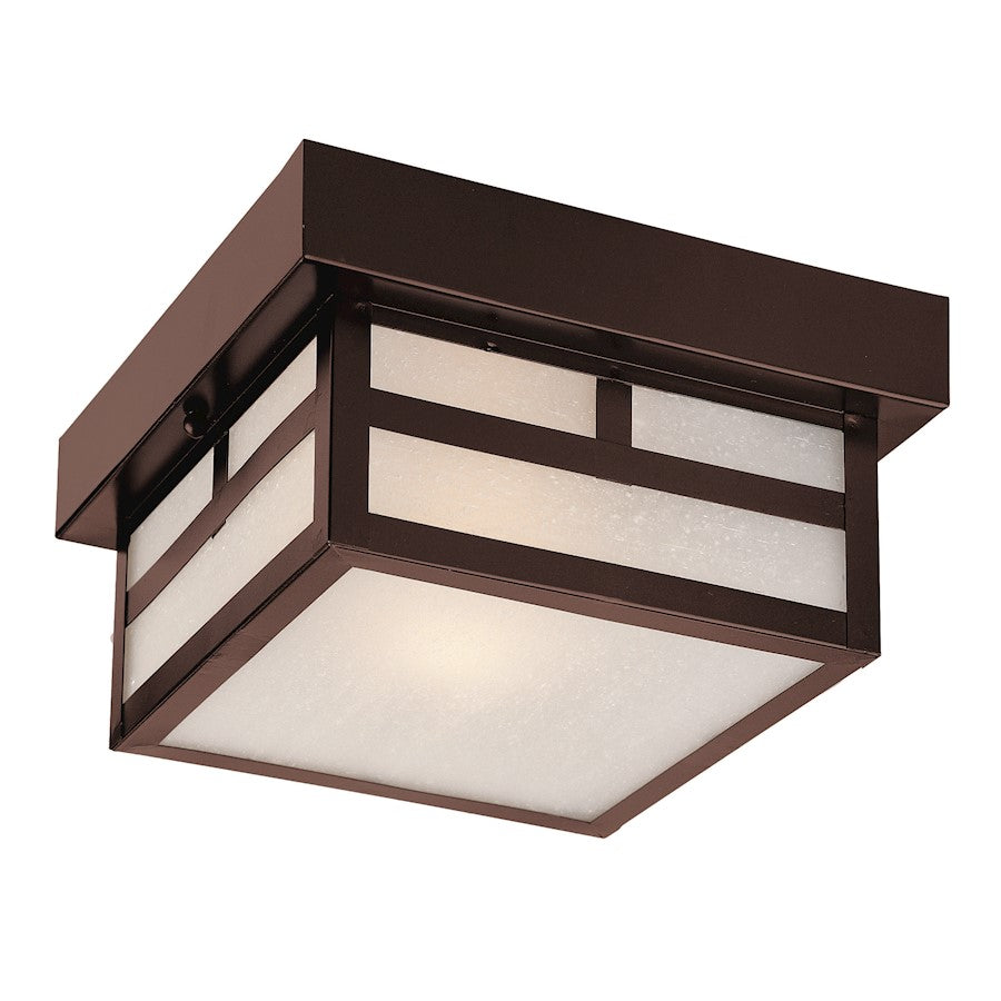 Acclaim Lighting Artisan 2 Light Flush Mount, Architectural Bronze - 4708ABZ